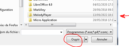 ouvrir avec 3
